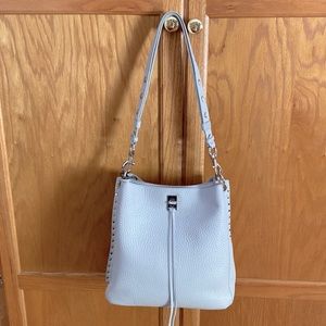 Rebecca Minkoff Darren Shoulder Bag, Ice Grey NWT